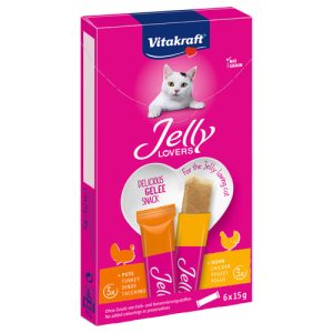 Vitakraft Jelly Lovers MP 6×15 g Kip|Kalkoen