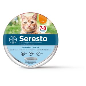 Seresto Vlooienband en Teken kat
